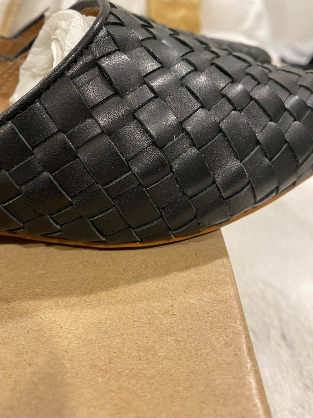 Madewell Slingback Flats in Woven Leather - Picture 12 of 13
